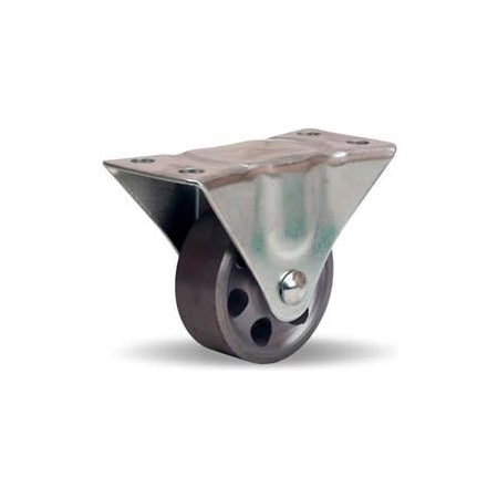 Hamilton Casters Hamilton Leader Light Duty Rigid 2-1/2 x 1 Metal Plain 200 Lb. Caster R-222-1/2-M